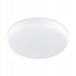 Plafon okrągły łazienkowy lampa sufitowa biała 24.8 x 3
