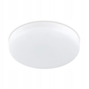 PLAFON OKRĄGŁY ŁAZIENKOWY LAMPA SUFITOWA BIAŁA 24.8 X 3,8 CM IP56 Plafony