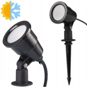 REFLEKTOR NAŚWIETLACZ LED 7W 230V WBIJANY GRUNTOWY IP65 Naświetlacze