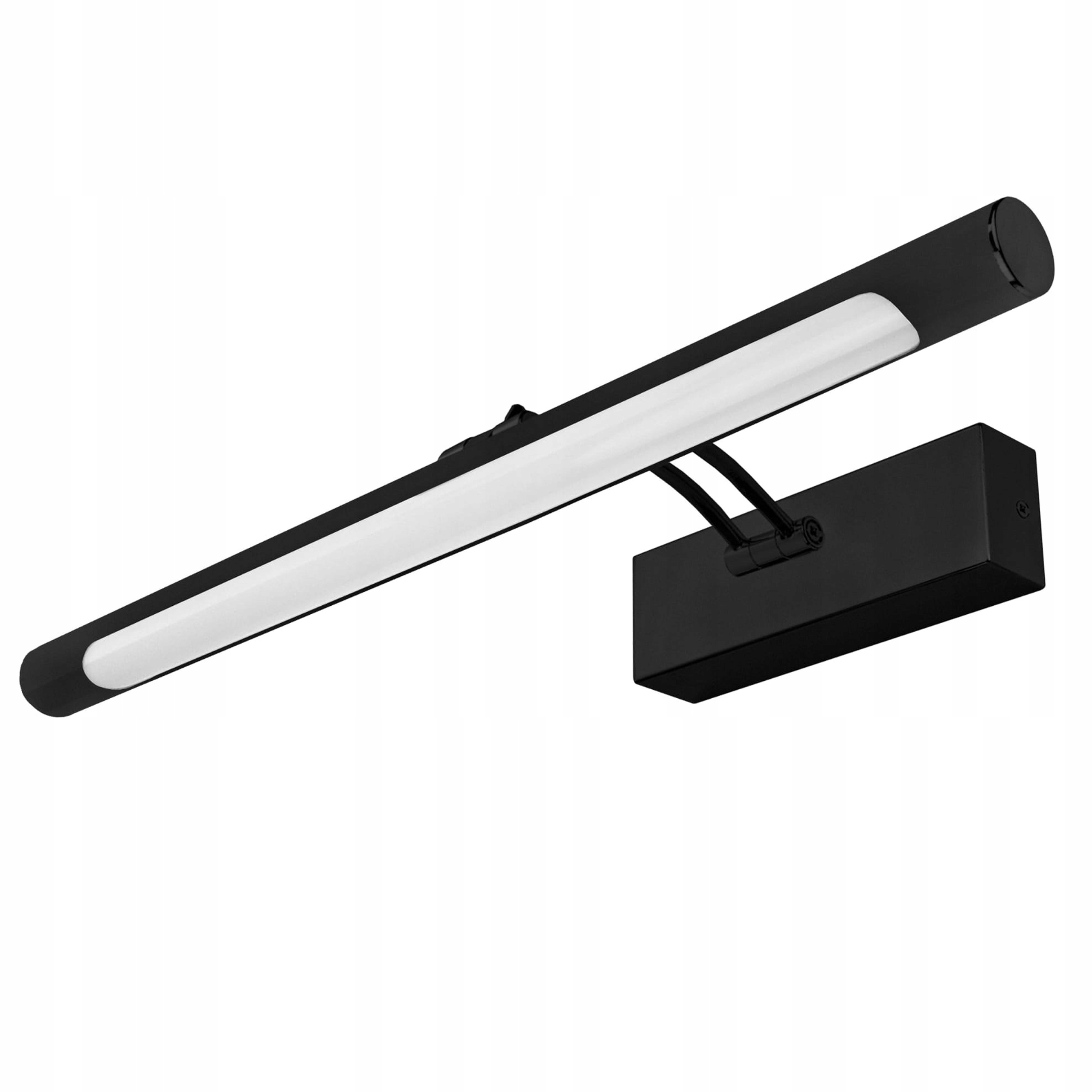 KINKIET ŁAZIENKOWY LED 15W LAMPA NAD LUSTRO CZARNA OWAL 60 CM NEUTRALNY Kinkiety 2 KINKIET ŁAZIENKOWY LED 15W LAMPA NAD LUSTRO CZARNA OWAL 60 CM NEUTRALNY Kinkiety 2