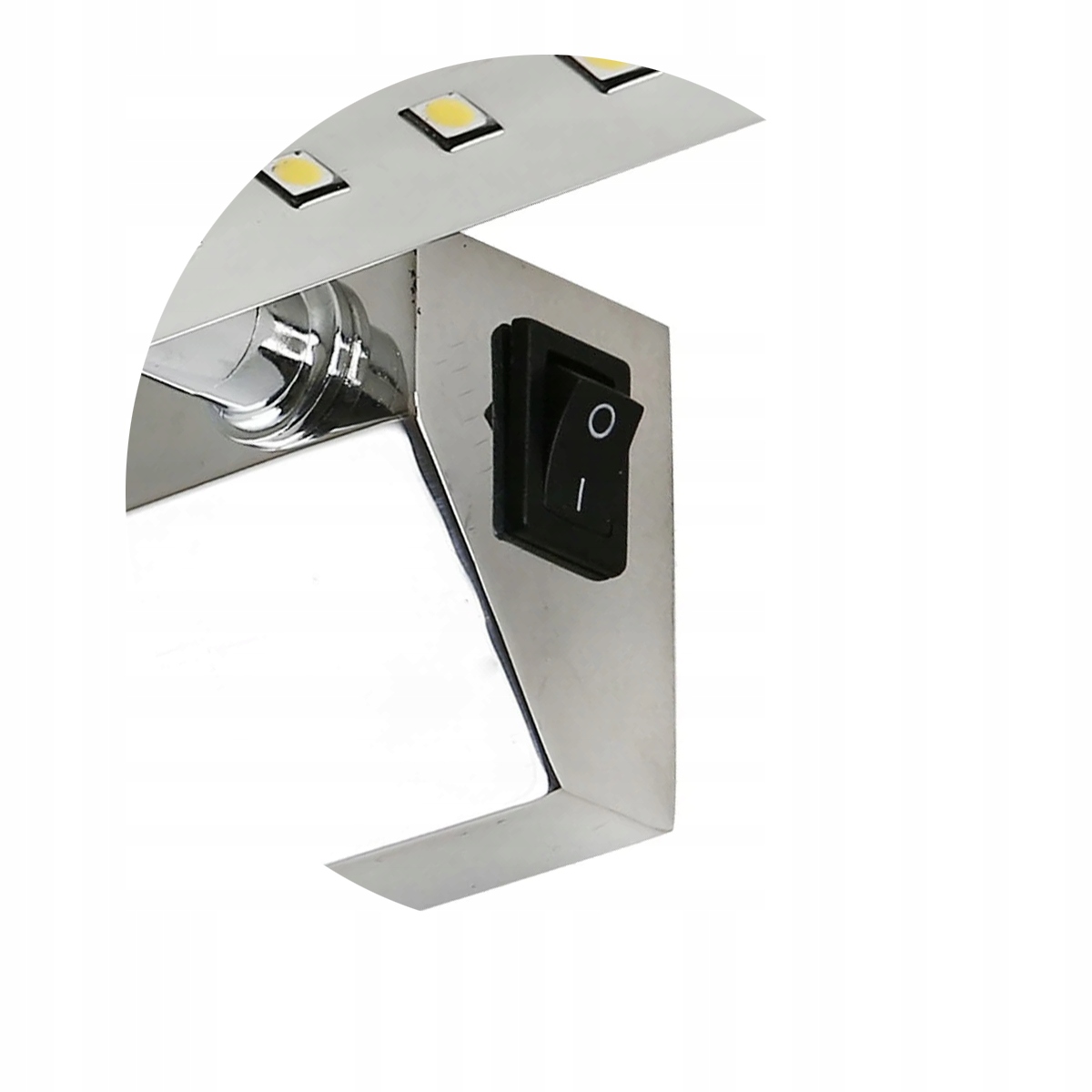 KINKIET ŁAZIENKOWY GALERYJKA LED 6W NAD LUSTRO OBRAZ CHROM WŁĄCZNIK ON/OFF Kinkiety 4 KINKIET ŁAZIENKOWY GALERYJKA LED 6W NAD LUSTRO OBRAZ CHROM WŁĄCZNIK ON/OFF Kinkiety 4