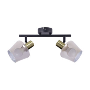 Lampa ścienno-sufitowa ayra E14 2i black/gold