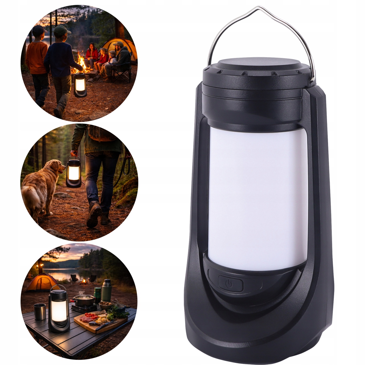 Lampa kempingowa latarka akumlatorowa LED 2,5w survival do namiotu garażu 1 Lampa kempingowa latarka akumlatorowa LED 2