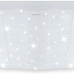 Lampa do łazienki plafon łazienkowy LED 36w IP44 dekoracyjna efekt gwiazd