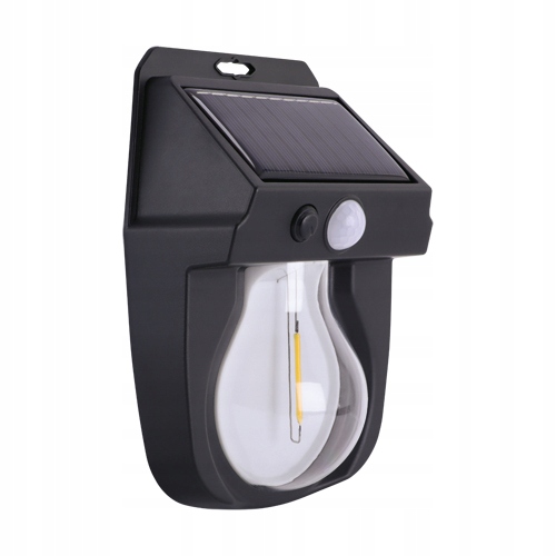 Lampa ogrodowa solarna kinkiet elewacyjny ścienny 1w LED z czujnikiem PIR 3 Lampa ogrodowa solarna kinkiet elewacyjny ścienny 1w LED z czujnikiem PIR - obrazek 3