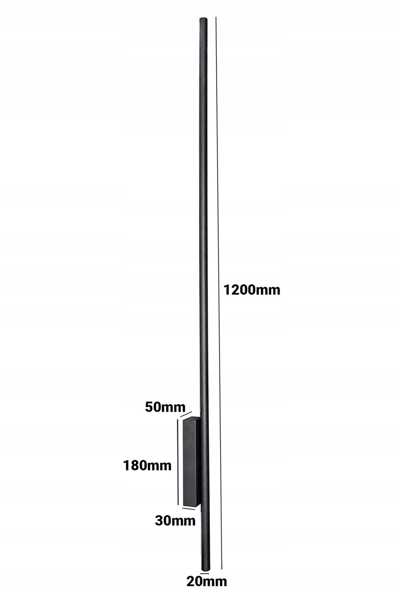 Lampa elewacyjna zewnetrzna nad garaż na taras LED 18w czarny regulacja CCT 5 Lampa elewacyjna zewnetrzna nad garaż na taras LED 18w czarny regulacja CCT - obrazek 5