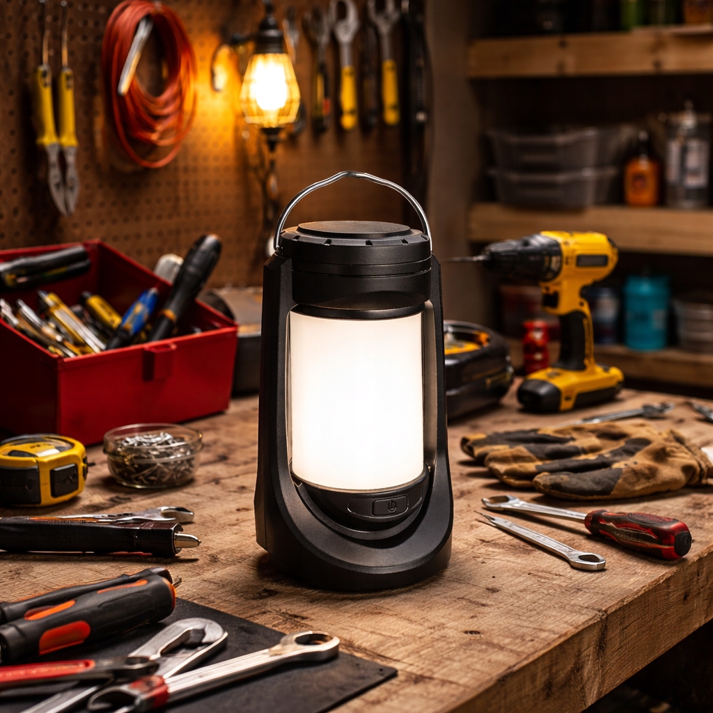 Lampa kempingowa latarka akumlatorowa LED 2,5w survival do namiotu garażu 10 Lampa kempingowa latarka akumlatorowa LED 2,5w survival do namiotu garażu - obrazek 10