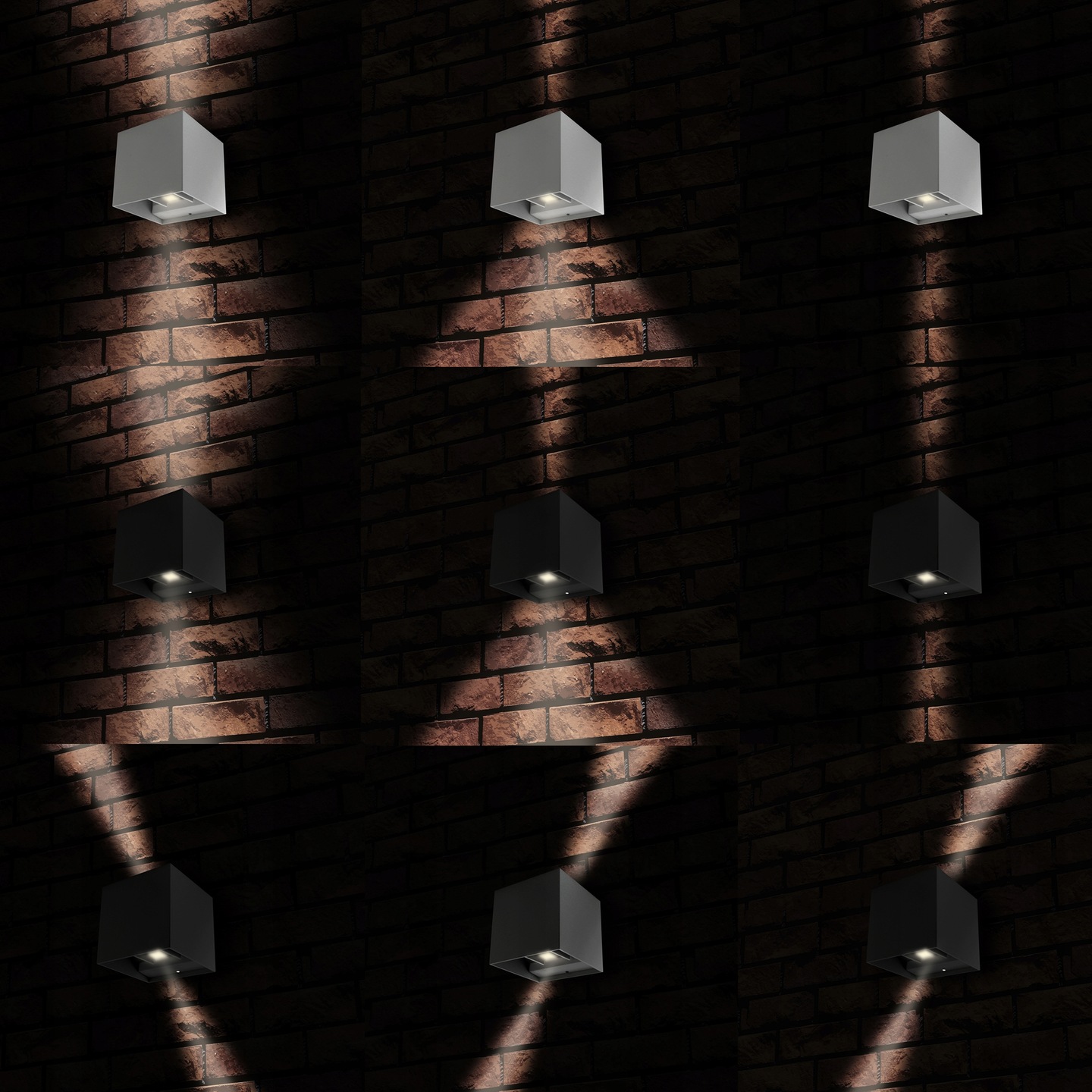 Lampa elewacyjna zewnetrzna LED 6w kinkiet na balkon taras IP54 10 Lampa elewacyjna zewnetrzna LED 6w kinkiet na balkon taras IP54 - obrazek 10