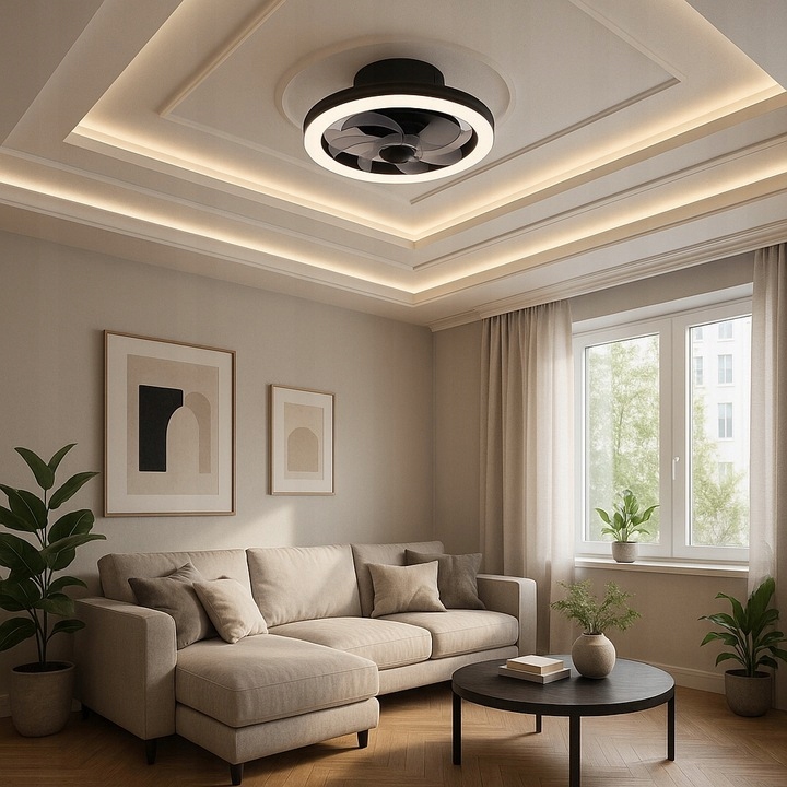 Wentylator wiatrak sufitowy lampa LED 51w CCT pamięć barwy pilot aplikacja 14 Wentylator wiatrak sufitowy lampa LED 51w CCT pamięć barwy pilot aplikacja - obrazek 14