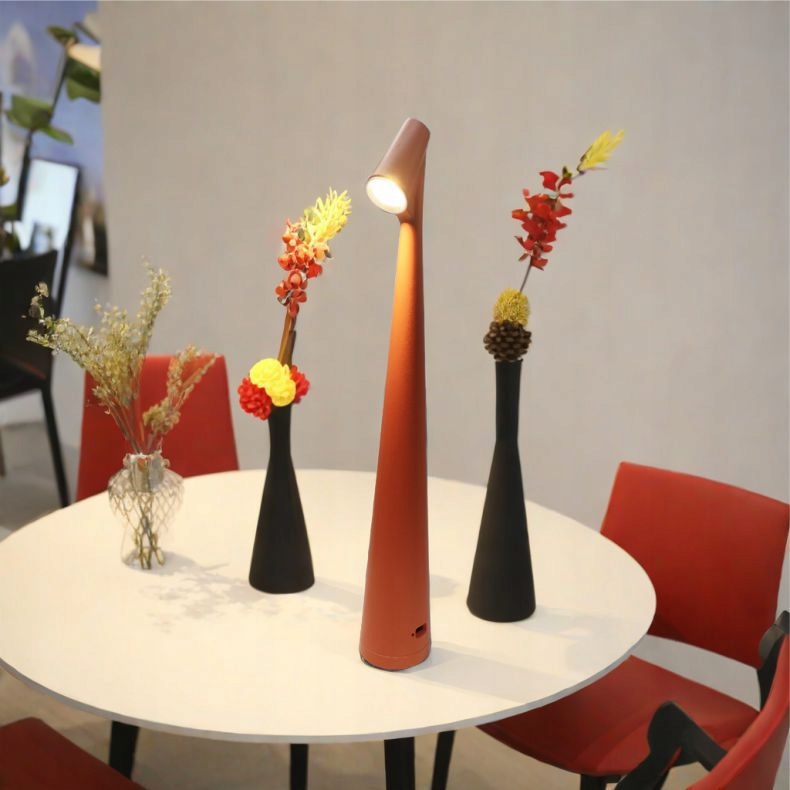 Lampka biurkowa LED 1w CCT lampka stołowa z akumulatorem kabel usb czerwona 12 Lampka biurkowa LED 1w CCT lampka stołowa z akumulatorem kabel usb czerwona - obrazek 12