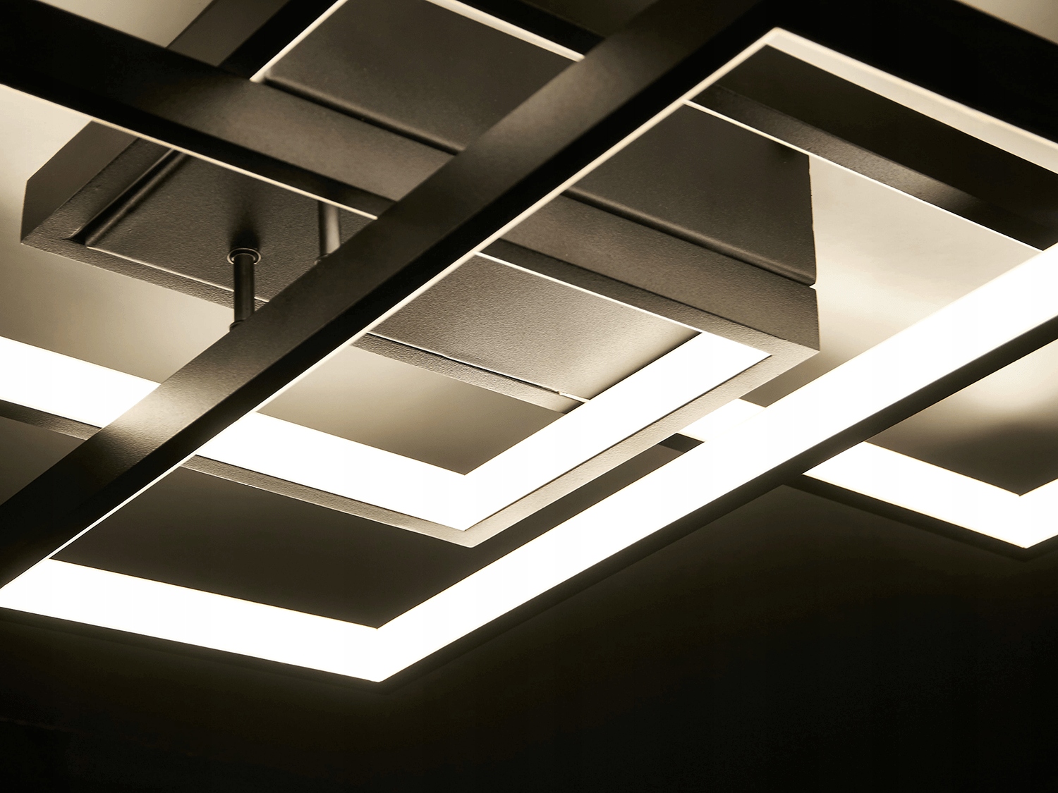 Lampa sufitowa plafon żyrandol LED 72w czarny + pilot+ pamięć 12 Lampa sufitowa plafon żyrandol LED 72w czarny + pilot+ pamięć - obrazek 12