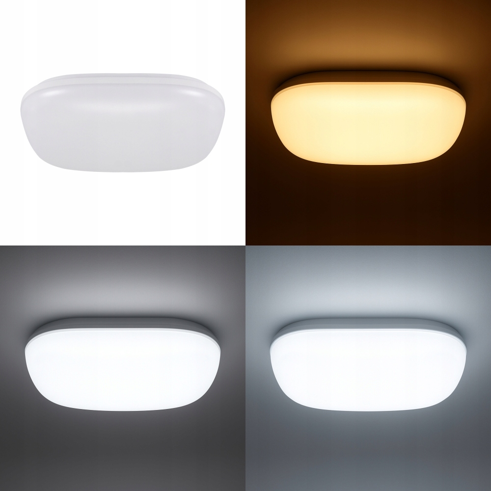 Lampa zewnętrzna sufitowa na taras balkon LED 18w /24w CCT LED biała 5 Lampa zewnętrzna sufitowa na taras balkon LED 18w /24w CCT LED biała - obrazek 5