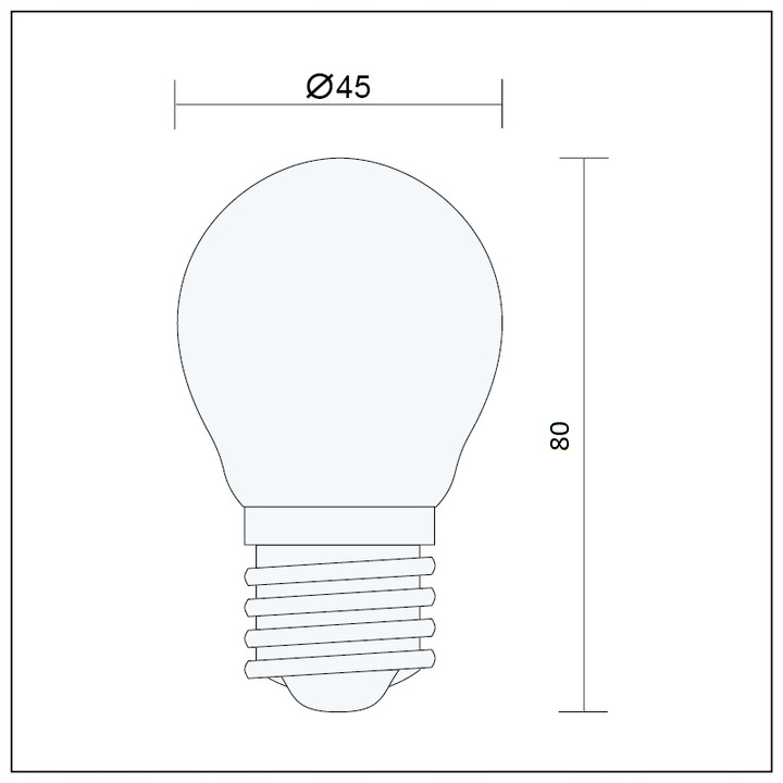 Żarówka g45 LED 5w E27 barwa biała zimna 6500k 5 Żarówka g45 LED 5w E27 barwa biała zimna 6500k - obrazek 5