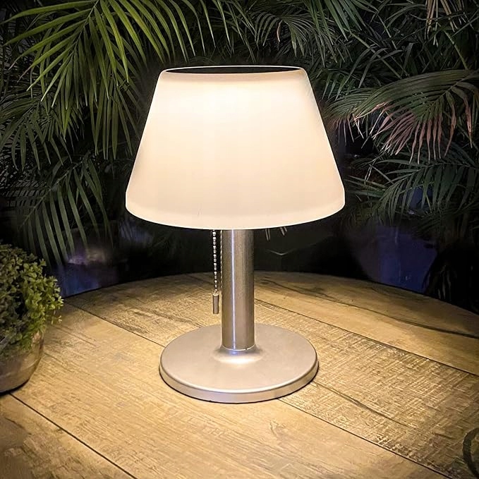 Lampka stołowa solarna LED 2w zewnetrzna na taras balkon ozdoba IP44 CCT 9 Lampka stołowa solarna LED 2w zewnetrzna na taras balkon ozdoba IP44 CCT - obrazek 9