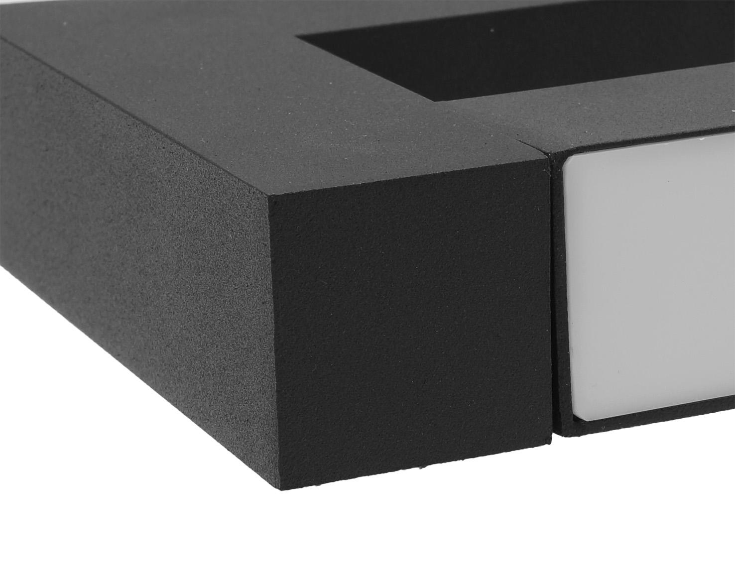 Kinkiet łazienkowy LED 32w (2x16w) nad lustro czarny IP54 dwukierunkowy 8 Kinkiet łazienkowy LED 32w (2x16w) nad lustro czarny IP54 dwukierunkowy - obrazek 8