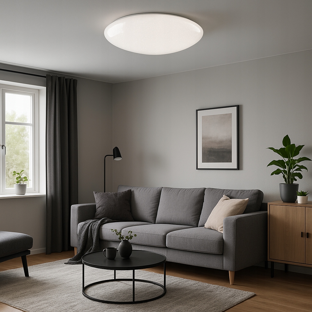 Lampa sufitowa plafon do łazienki IP44 LED 48w CCT pilot regulacja barwy 5 Lampa sufitowa plafon do łazienki IP44 LED 48w CCT pilot regulacja barwy - obrazek 5