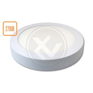 Panel LED natynkowy okrągły Proma 18W 2700K