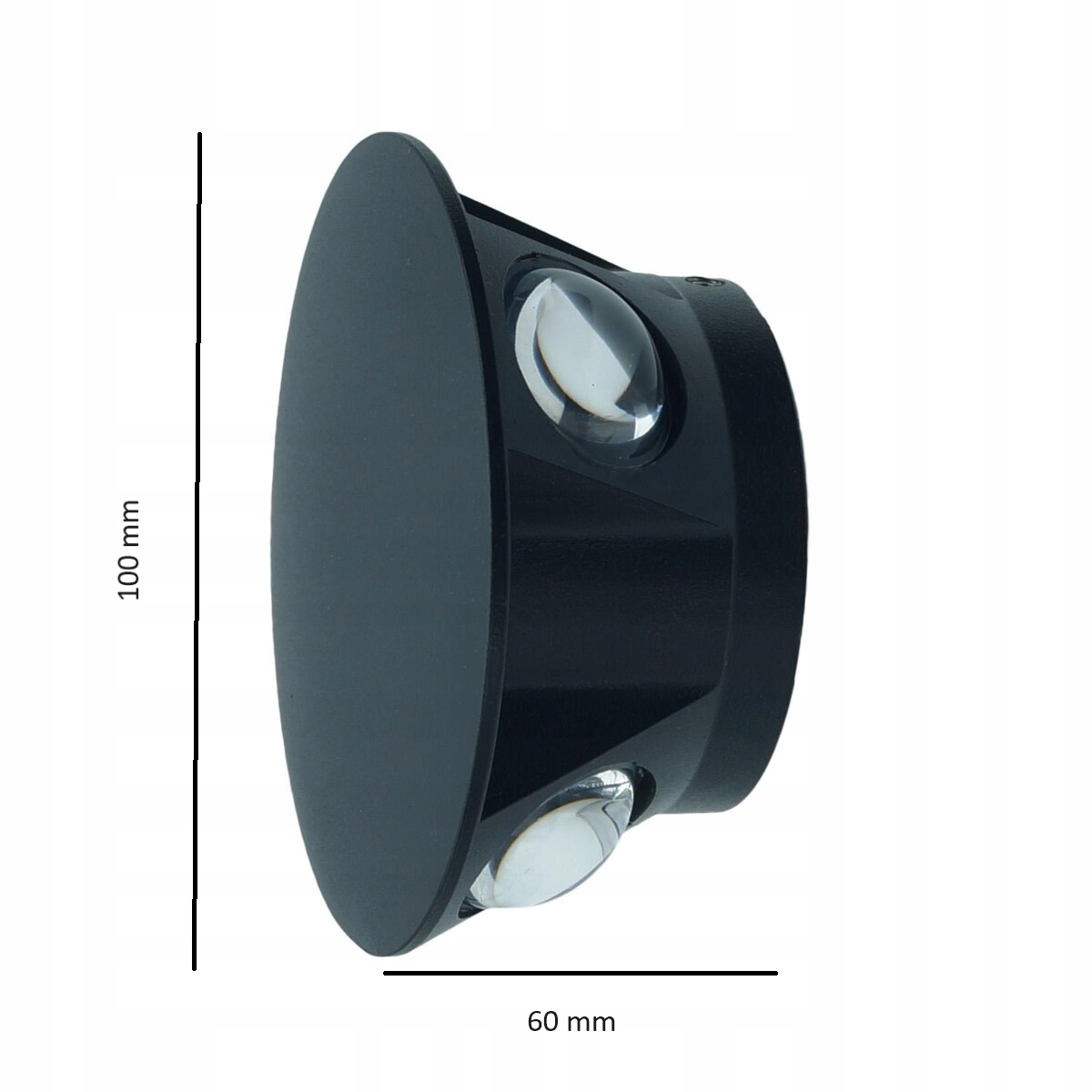 Kinkiet ogrodowy zewnętrzny elewacyjny LED 4x1w IP54 barwa neutralna 5 Kinkiet ogrodowy zewnętrzny elewacyjny LED 4x1w IP54 barwa neutralna - obrazek 5
