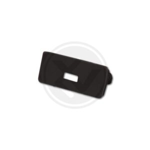 Zaślepka Master LED PCV Slim z otworem czarna