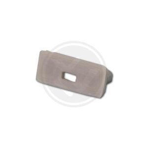 Zaślepka Master LED PCV Slim z otworem szara