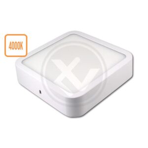 Panel LED natynkowy kwadrat Orto 12W Biały 4000K.