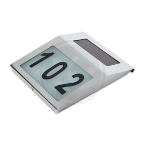 Lampa LED solarna IP65 numer domu