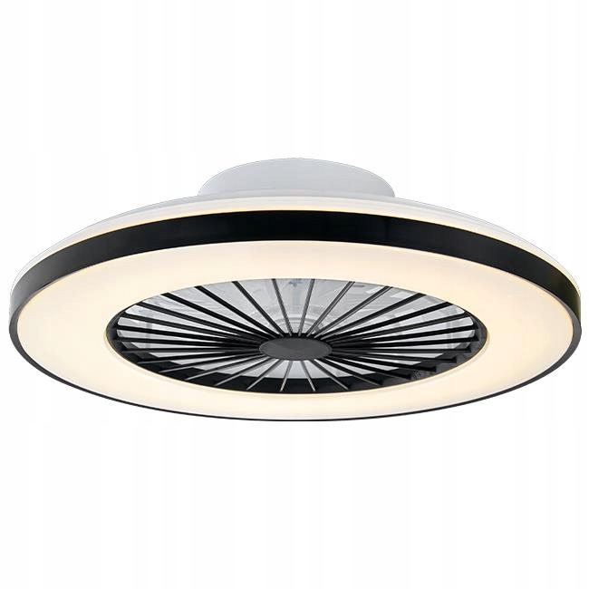 Lampa z wiatrakiem sufitowa LED regulacja plafon 50cm natynkowy pilot 11 Lampa z wiatrakiem sufitowa LED regulacja plafon 50cm natynkowy pilot - obrazek 11