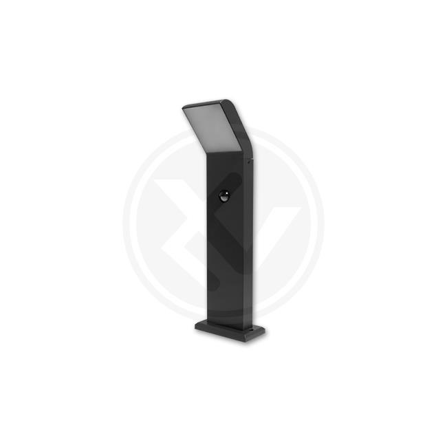 Lampa ogrodowa LED 12W Clark 50cm czujnik czarna 2 Lampa ogrodowa LED 12W Clark 50cm czujnik czarna