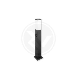 Lampa ogrodowa LED E27 Havana gniazdo 65cm czarna