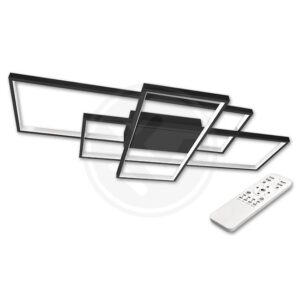 Żyrandol LED Galaxis Hydra 90x50x8 cm 126W czarny