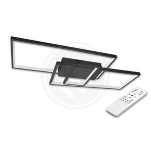 Żyrandol LED Galaxis Vela 83x36x8 cm 90W czarny