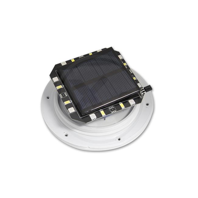 Lampa ogrodowa LED kula RGB 30cm biała solarna 5 Lampa ogrodowa LED kula RGB 30cm biała solarna - obrazek 5