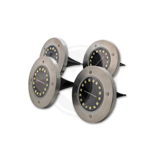 Lampa LED solarna 16xSMD ogrodowa wbijana - 4 szt 1 Lampa LED solarna 16xSMD ogrodowa wbijana - 4 szt