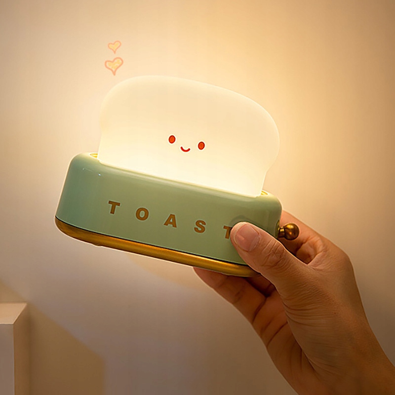 Lampka nocna LED dla dzieci do zasypiania toster na akumlator ściemnialna 9 Lampka nocna LED dla dzieci do zasypiania toster na akumlator ściemnialna - obrazek 9