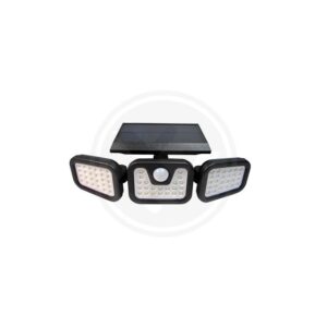Naświetlacz LED solarny IP65 74xSMD PIR