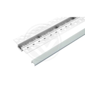 Profil LED PCV 50x12 Wpuszczany GK biały 1m Mleczn