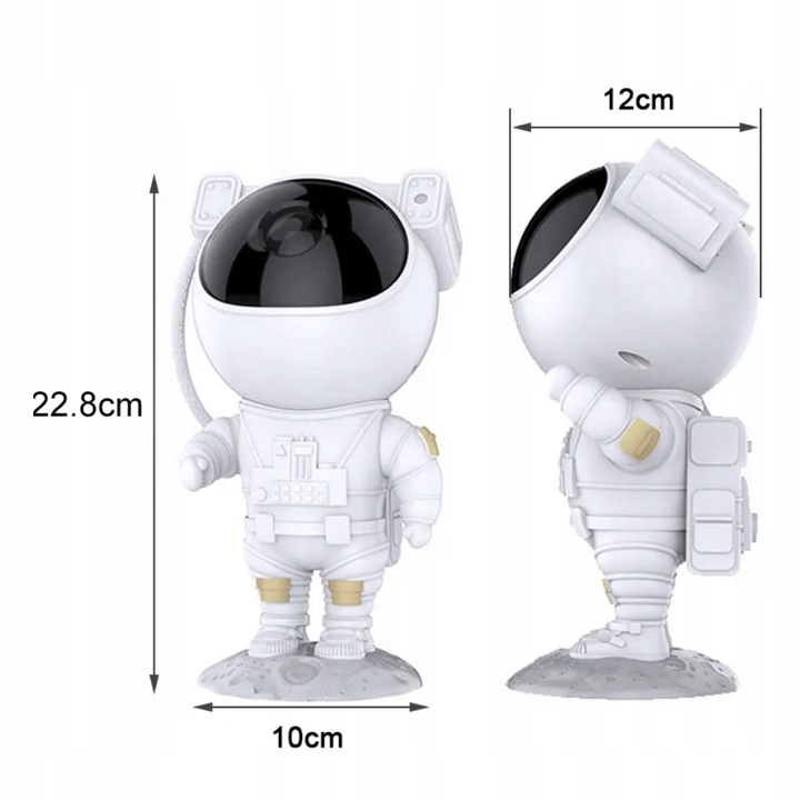 Lampka nocna projektor gwiazd LED dla dzieci astronauta lampka nocna duża 7 Lampka nocna projektor gwiazd LED dla dzieci astronauta lampka nocna duża - obrazek 7