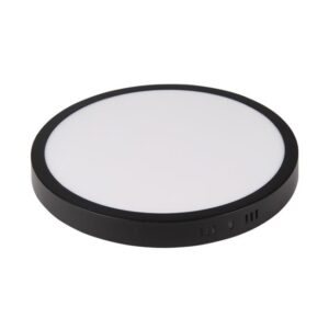 Panel LED natynkowy okrągły Proma 24W 4000K czarny