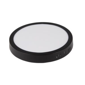Panel LED natynkowy okrągły Proma 18W 4000K czarny