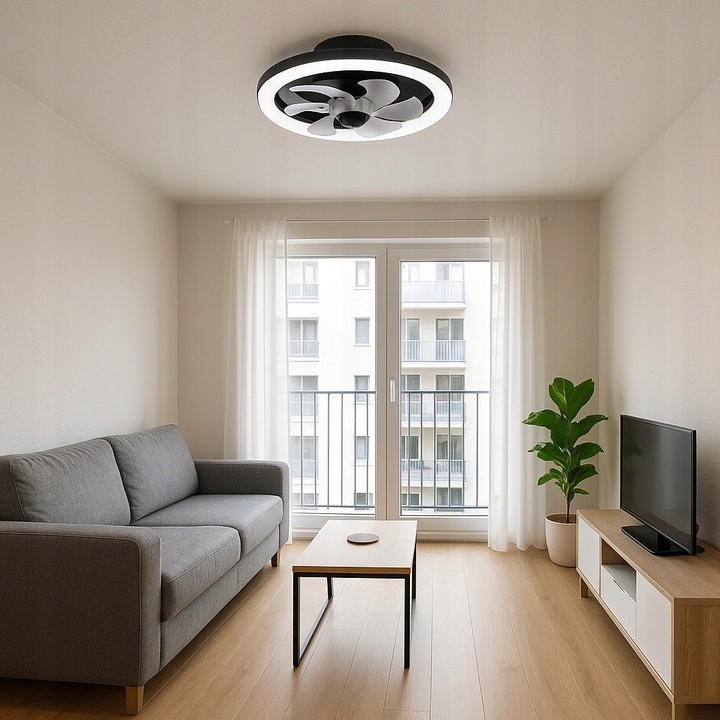 Wentylator wiatrak sufitowy lampa LED 51w CCT pamięć barwy pilot aplikacja 5 Wentylator wiatrak sufitowy lampa LED 51w CCT pamięć barwy pilot aplikacja - obrazek 5