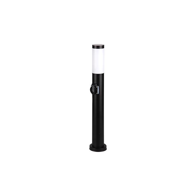 Lampa ogrodowa LED E27 Manila gniazdo 65cm czarna 1 Lampa ogrodowa LED E27 Manila gniazdo 65cm czarna