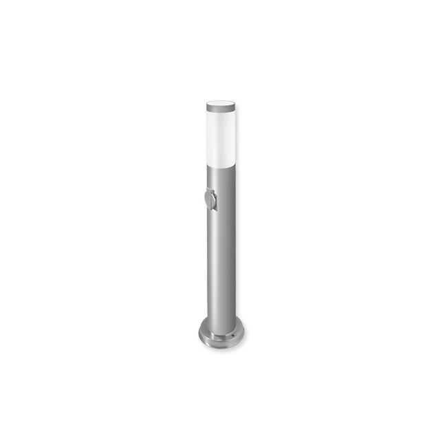 Lampa ogrodowa LED E27 Manila gniazdo 65cm srebrna 1 Lampa ogrodowa LED E27 Manila gniazdo 65cm srebrna