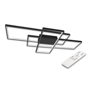 Żyrandol LED Galaxis Pegaz 105x50x8 cm 130W czarny