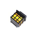 Lampa LED solarna kinkiet płomień.