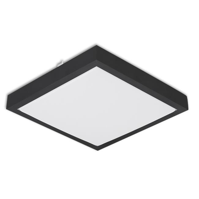 Plafon Solen 2xE27 kwadrat czarny czujnik mikr DIP 1 Plafon Solen 2xE27 kwadrat czarny czujnik mikr DIP