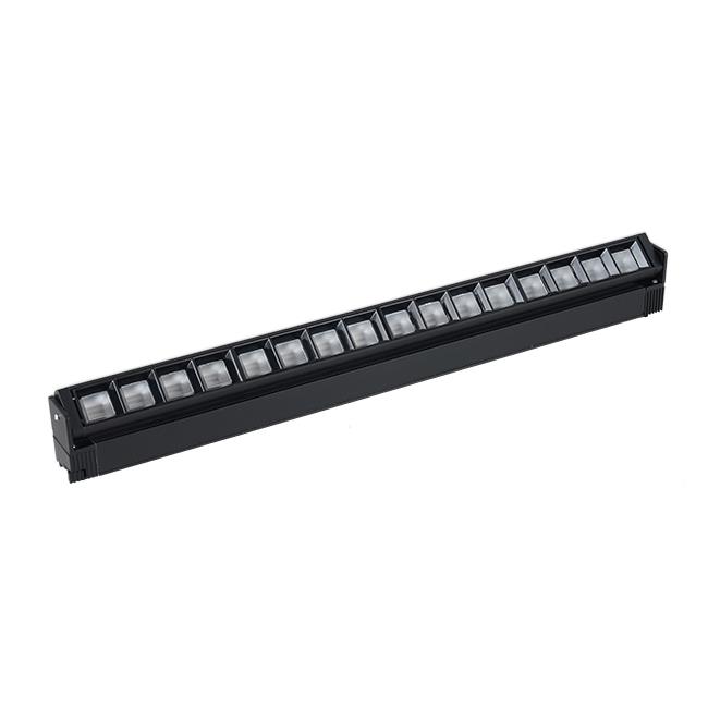 Lampa LED szyna 1-faza Linda 60cm 24W 4000K czarn. 1 Lampa LED szyna 1-faza Linda 60cm 24W 4000K czarn.