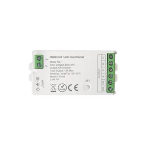 Sterownik LED RGB+CCT RF 12/24V 12A MLT039S