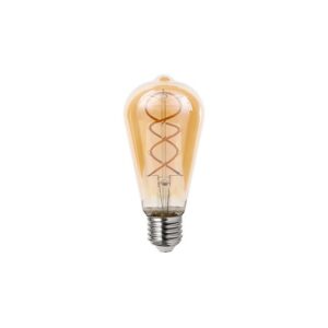 Żarówka LED E27 Filament Dimm ST64 2200K 4W amber.