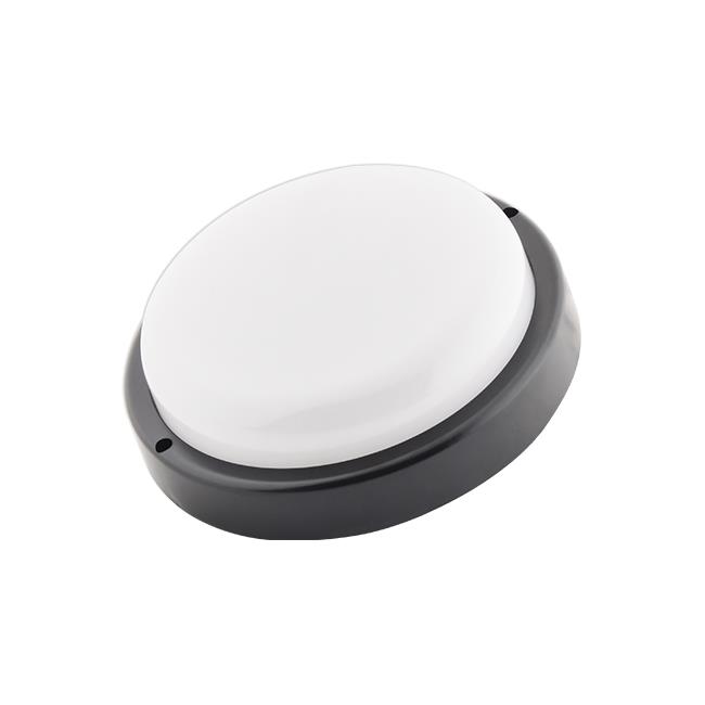 Lampa LED IP54 Maks okrągła 12W czarna czujnik 2 Lampa LED IP54 Maks okrągła 12W czarna czujnik