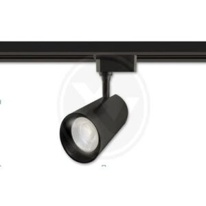 Reflektor LED szyna 1-faza Piko 20W 4000K czarny.